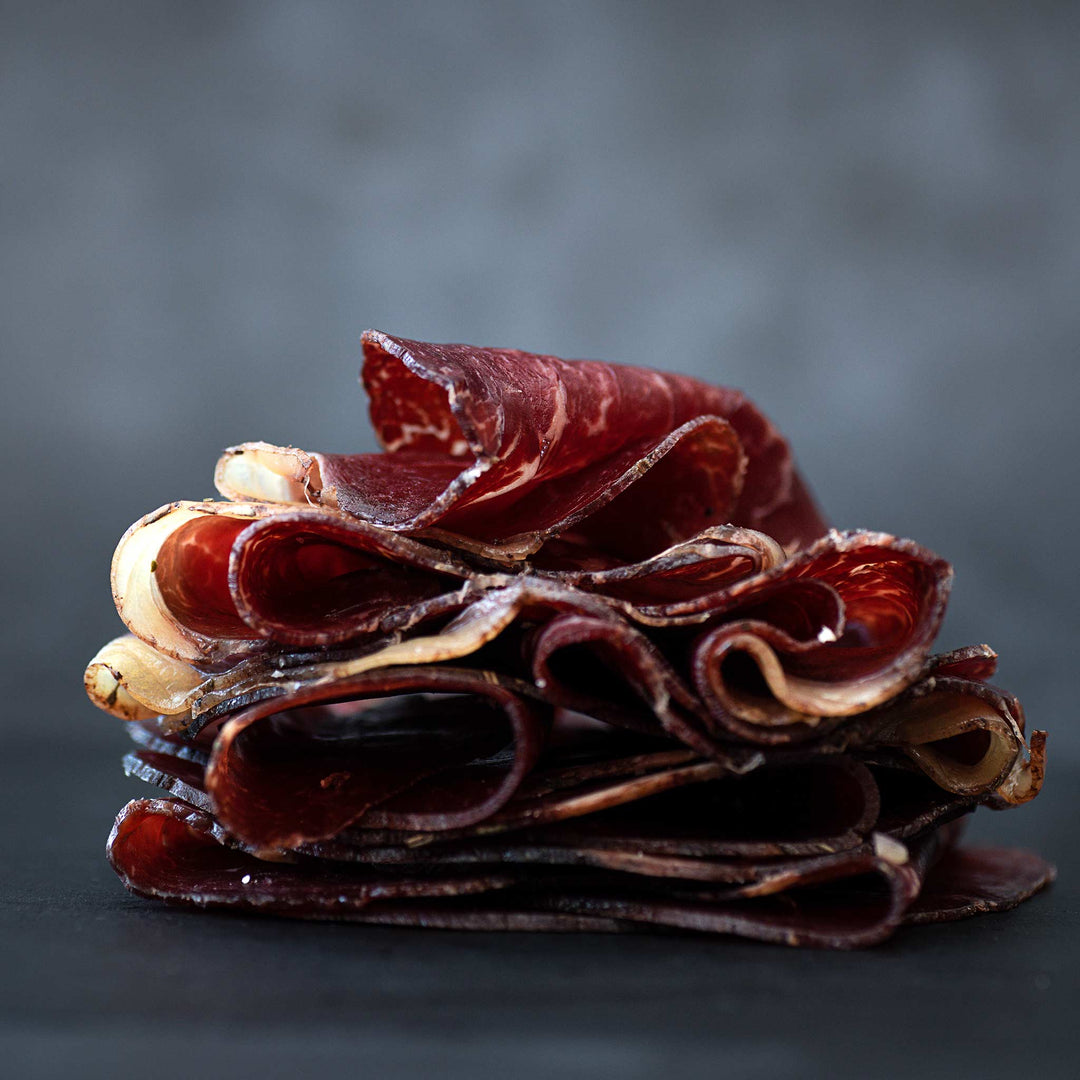 Sliced Longhorn Beef Bresaola from The Ethical Butcher