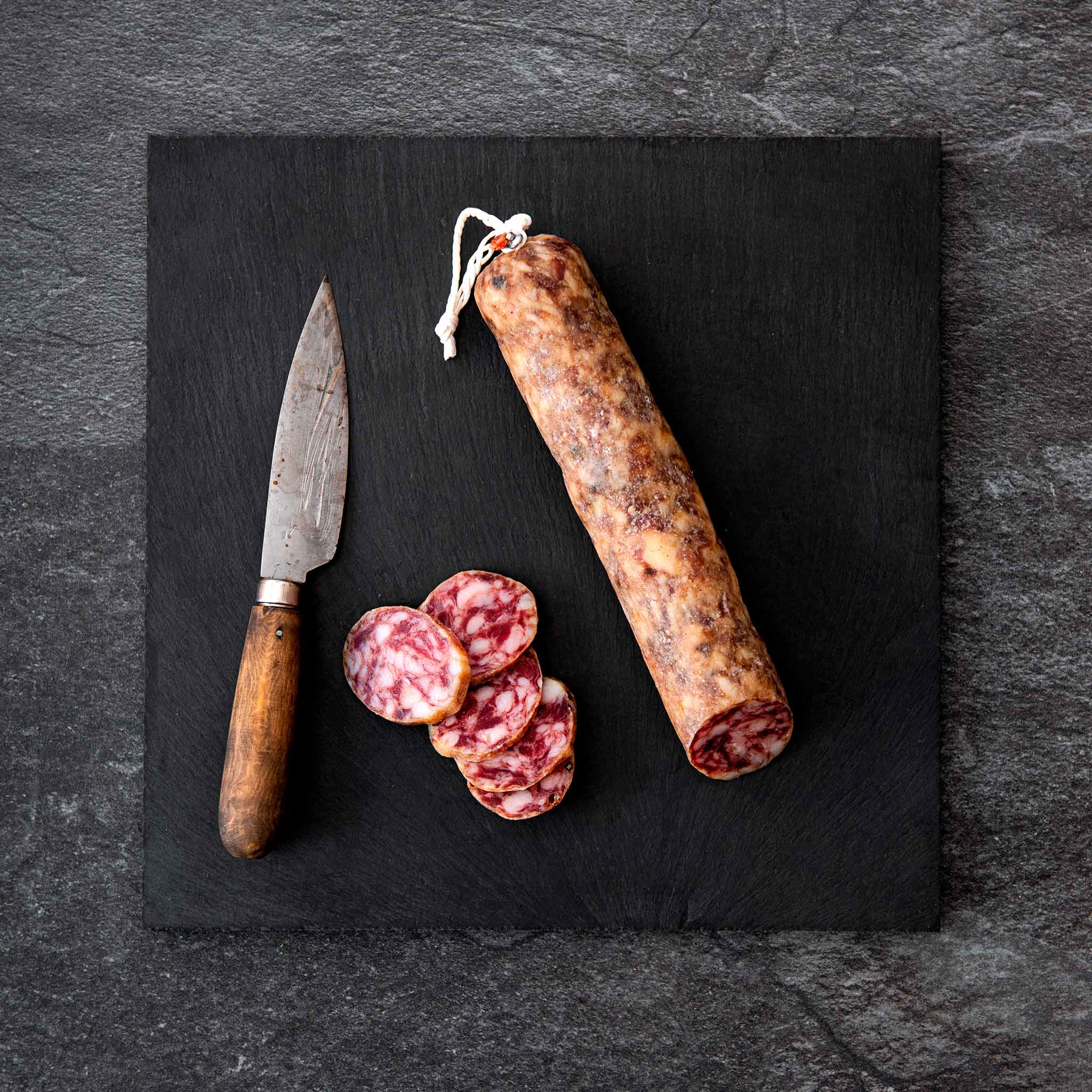 Black Foot Iberian Salami from The Ethical Butcher